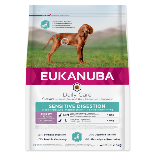 Obrázek EUKANUBA Daily Care Puppy Sensitive Digestion  2,3 kg