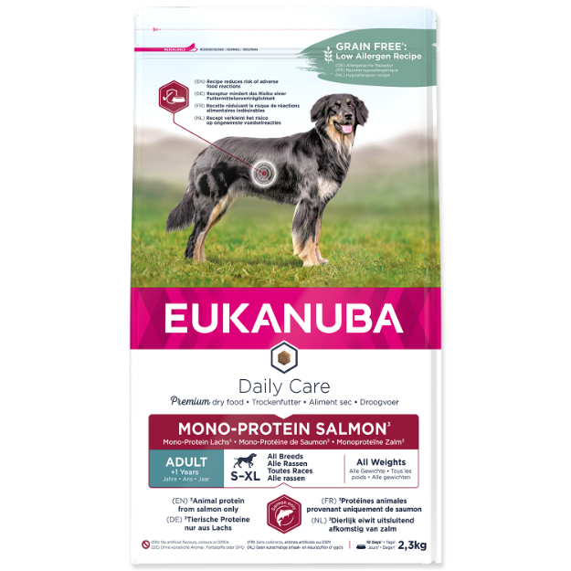 Obrázek EUKANUBA Adult Mono Protein Salmon  2,3 kg