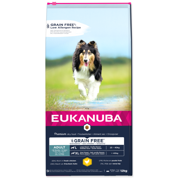 Obrázek EUKANUBA Adult Large Grain Free Chicken  12 kg